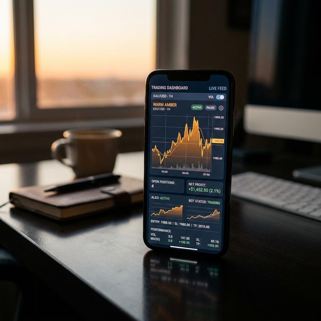 Albion Credmere cryptocurrency trading dashboard